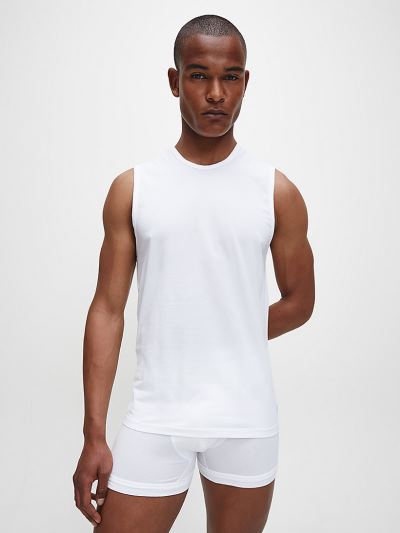 Calvin Klein Ruhák HU499711 | Calvin Klein CK Black Férfi Trikó Fehér